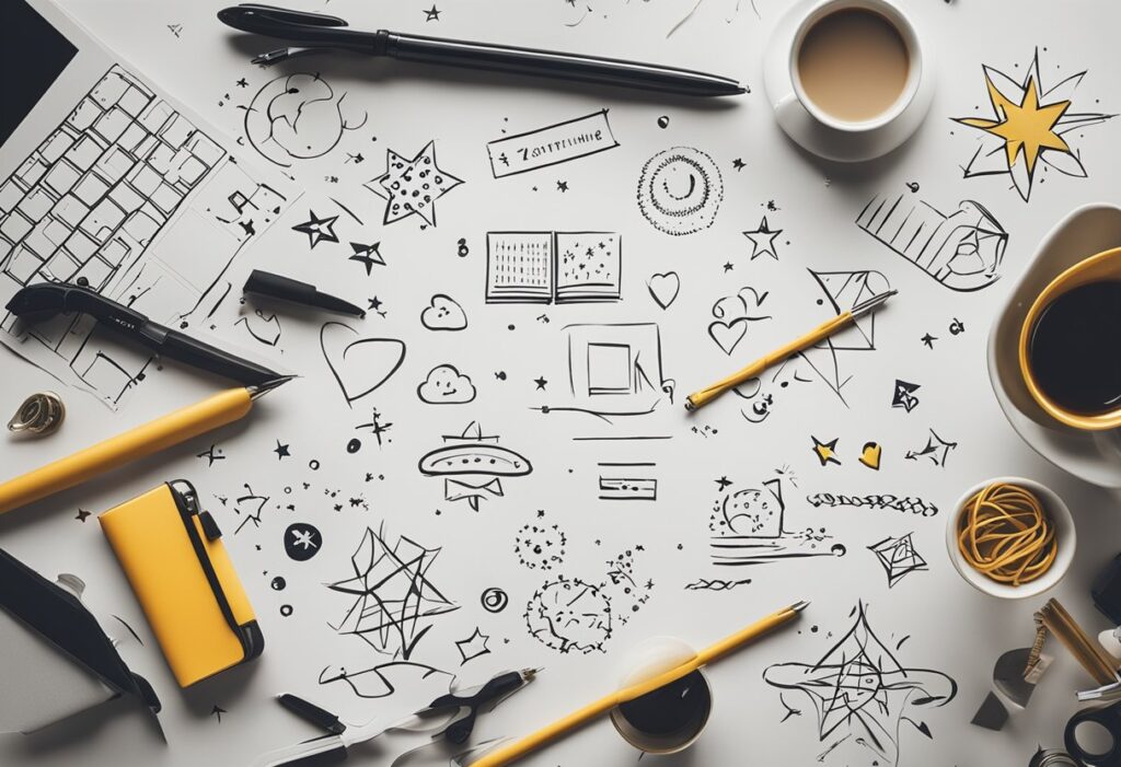 Need a Creative Fix? 80+ Easy Doodles to Draw When You're Bored! 5 Easy Doodles to Draw When Bored with a messy desk