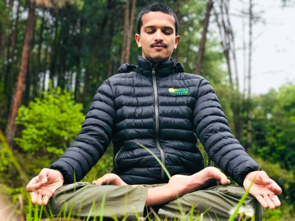 Sitting Pose Reference: Ressources For Your Next Inspiring Creation 2024 5 A man sitting in lotus pose as a sitting Pose Reference