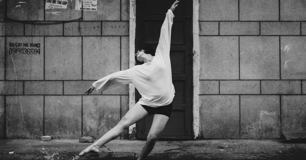 Dancer Drawing Reference: Dance With Ease To Your Next Best Dance Drawing 2024 105 A dancing woman on the street as a Dancer Drawing Reference