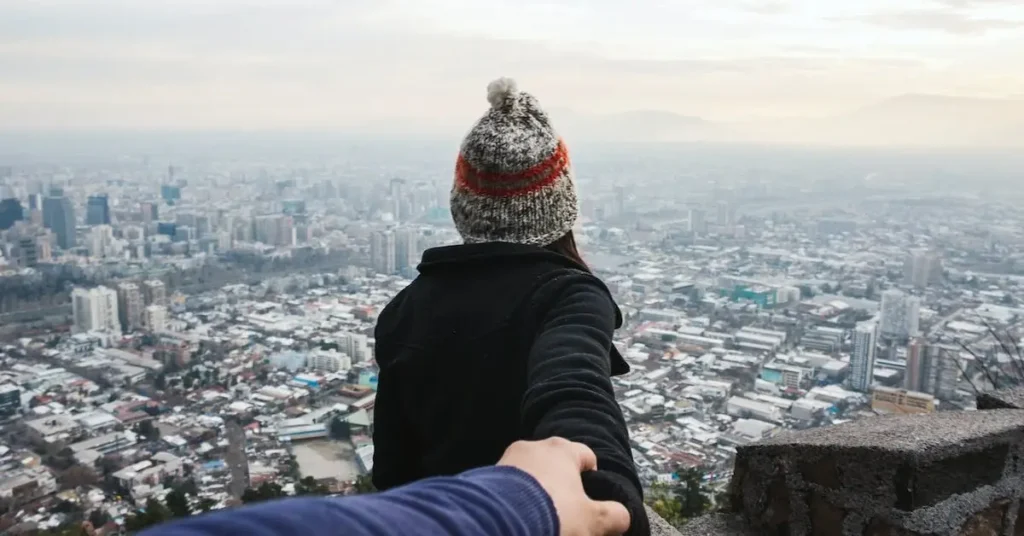 Couple Pose Reference: New Ideas and Sources for Your Great Couple Drawing 2024 10 a couple in front of a big city as a couple pose reference