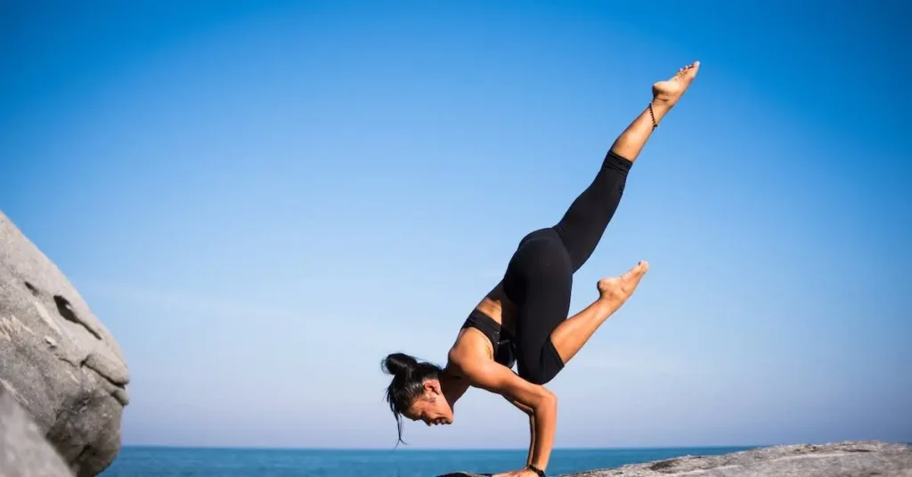 Female Pose Reference: A Guide to Capturing Feminine Forms 2024 113 woman doing yoga as a female pose reference