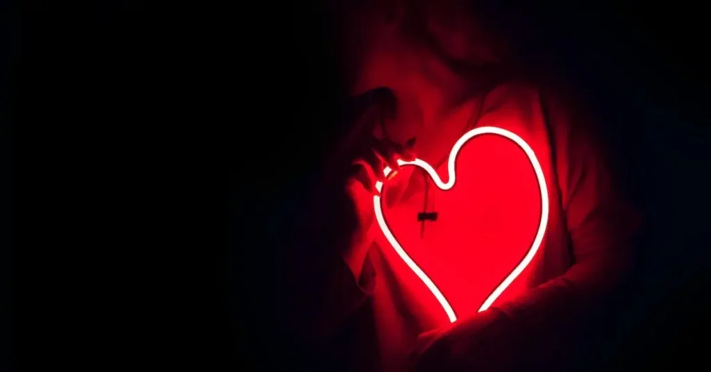 100+ Valentine's Day Drawing Ideas to Make Your Heart Bloom! 6 neon heart as valentines day drawing ideas