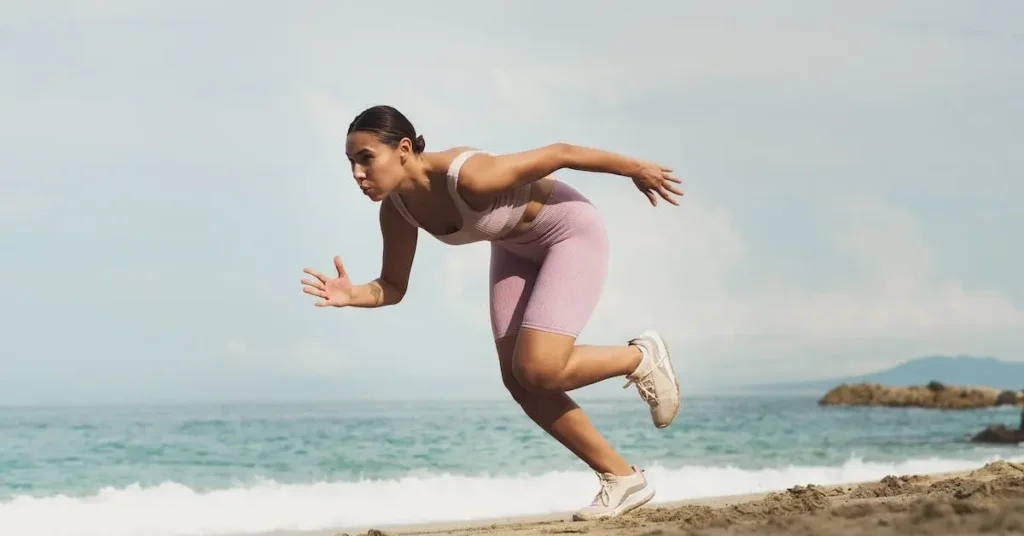 Dynamic Posing Reference: Master the Art of Lively Illustrations 2024 2 running woman as dynamic posing reference