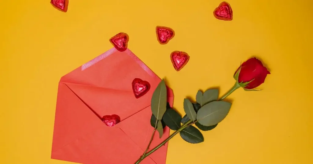 100+ Valentine's Day Drawing Ideas to Make Your Heart Bloom! 7 letter with rose as valentines day drawing ideas