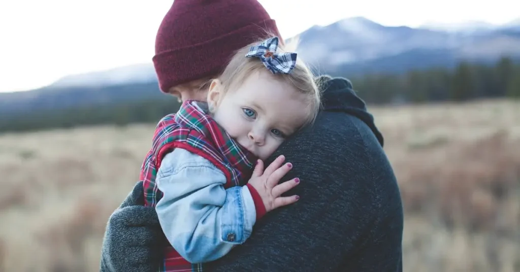 Father's Day Drawing Ideas: New Ways to Celebrate Your Dad 2024 14 father and girl hugging as Father's Day Drawing Ideas