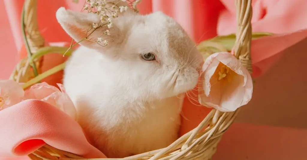 100+ Easter Drawing Ideas: Hop into new Egg-citing Drawing Ideas 2025 13 rabbit in a basket as easter drawing ideas