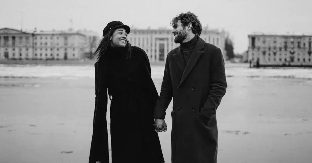 100 Couple Drawing Ideas: Heartfelt Inspirations to Draw 2024 16 a couple holding hands as couple drawing ideas
