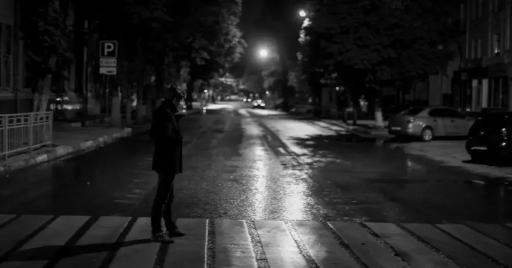 Sad Things to Draw: Expressing Sad or Similar Emotions Through Art 2024 5 man in the rain as sad things to draw