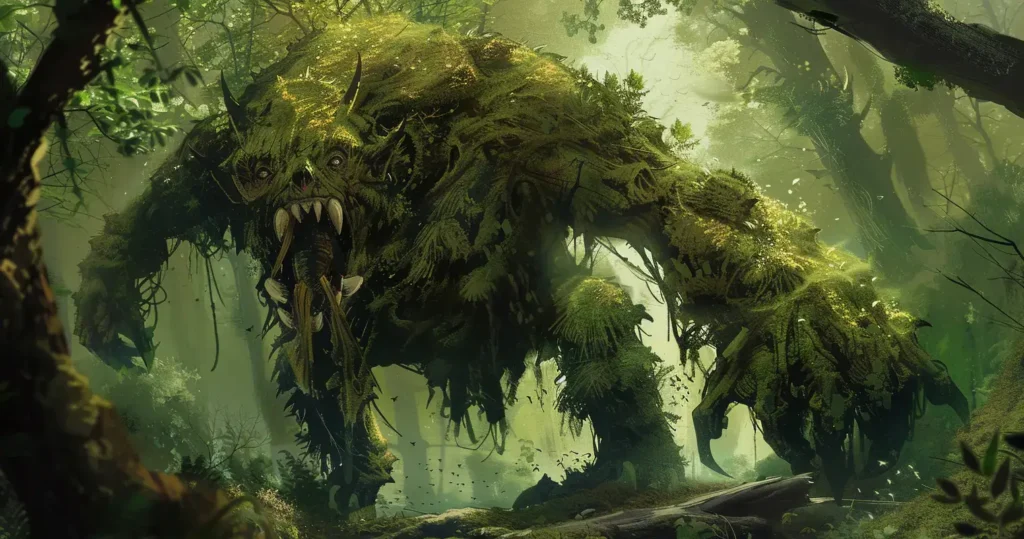 Monster Drawing Ideas: Monstrous Inspiration for Creature Creators! 2024 4 forest monster as monster drawing ideas