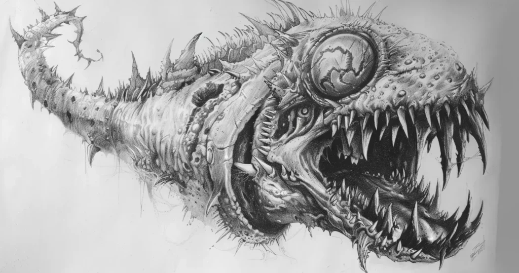 Monster Drawing Ideas: Monstrous Inspiration for Creature Creators! 2024 6 water monster for monster drawing ideas