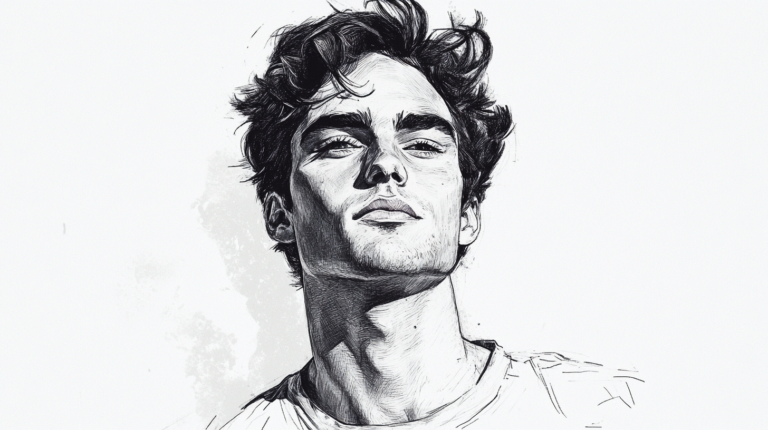 30 Male Art Drawing Ideas That Will Totally Boost Your Creative Confidence! 61 male art drawing ideas sketched man