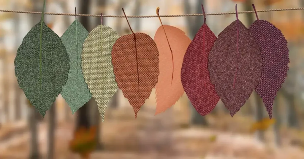 Get Cozy with These 75+ Easy Fall Drawing Ideas! 3 easy fall drawing ideas fabric leaves