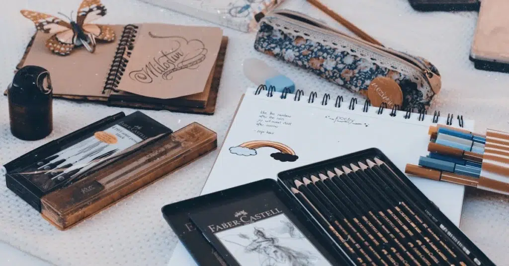 The 52-Week Drawing Challenge: One Idea Each Week to Boost Your Art Skills 3 52-Week Drawing Challenge different pen and pencils